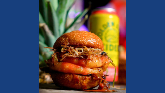 Pineapple Tempura & Mushroom Al Pastor Sliders (Vegan)