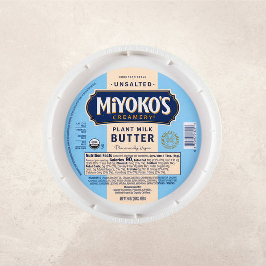 European Style Plant Milk Butter, Unsalted