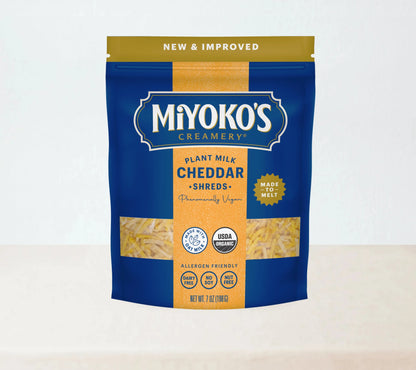 Plant Milk Cheddar Shreds