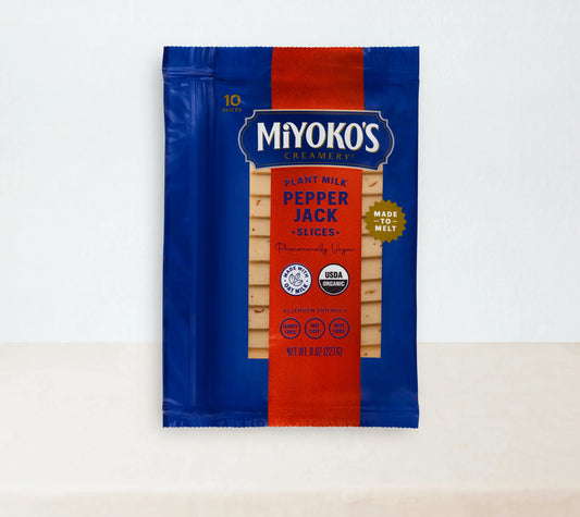 Plant Milk Pepper Jack Slices