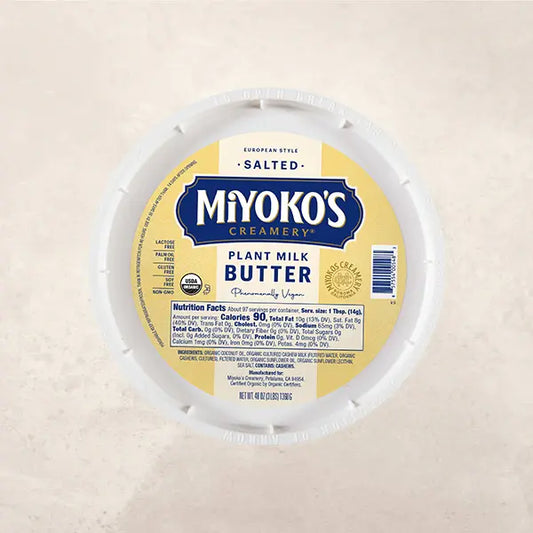 European Style Plant Milk Butter, Salted