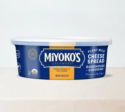 Roadhouse Cheddar, Plant Milk Cheese Spread